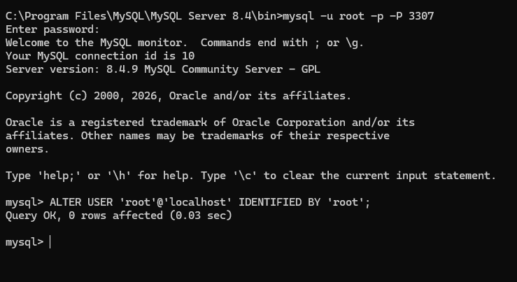 window系统让绿色版本MySQL添加服务并系统自动启动
